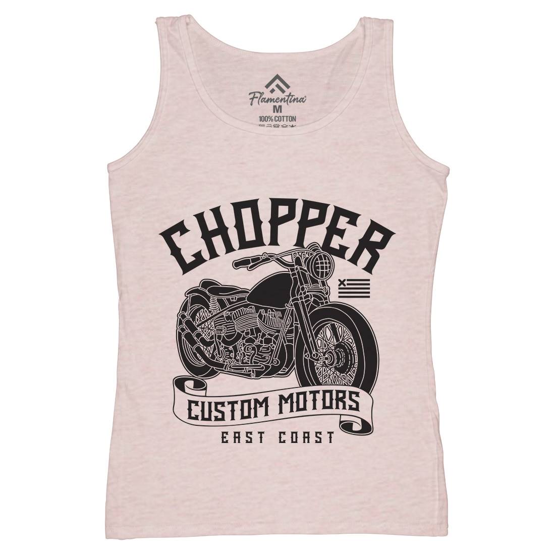 Chopper Womens Organic Tank Top Vest Motorcycles B314