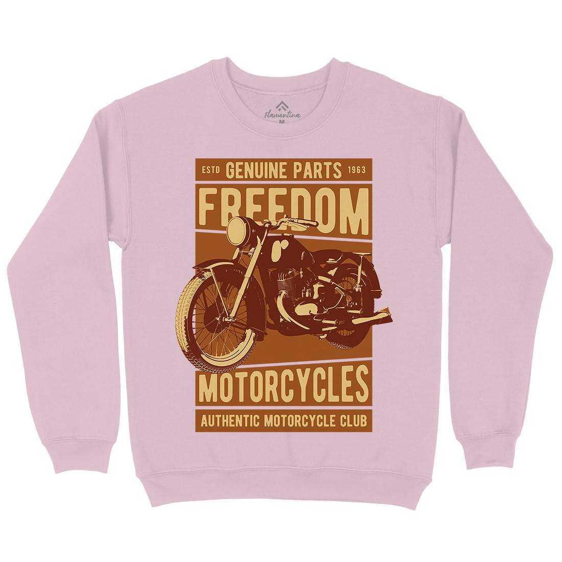 Freedom Kids Crew Neck Sweatshirt Motorcycles B317