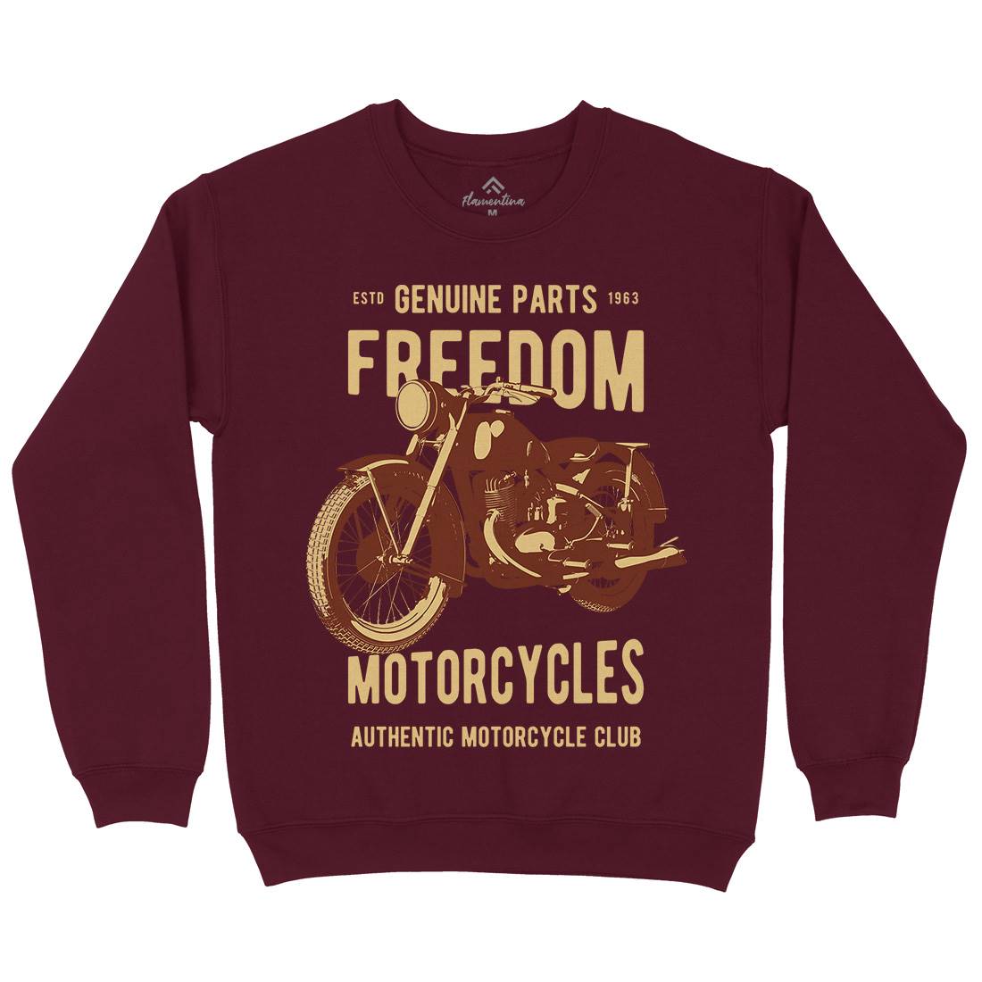 Freedom Kids Crew Neck Sweatshirt Motorcycles B317
