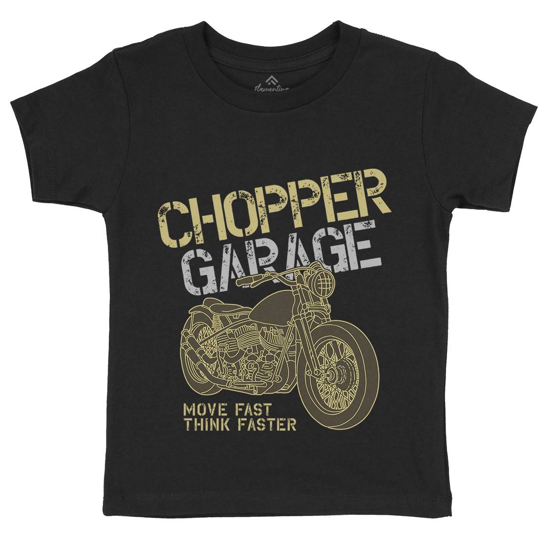 Chopper Kids Crew Neck T-Shirt Motorcycles B320