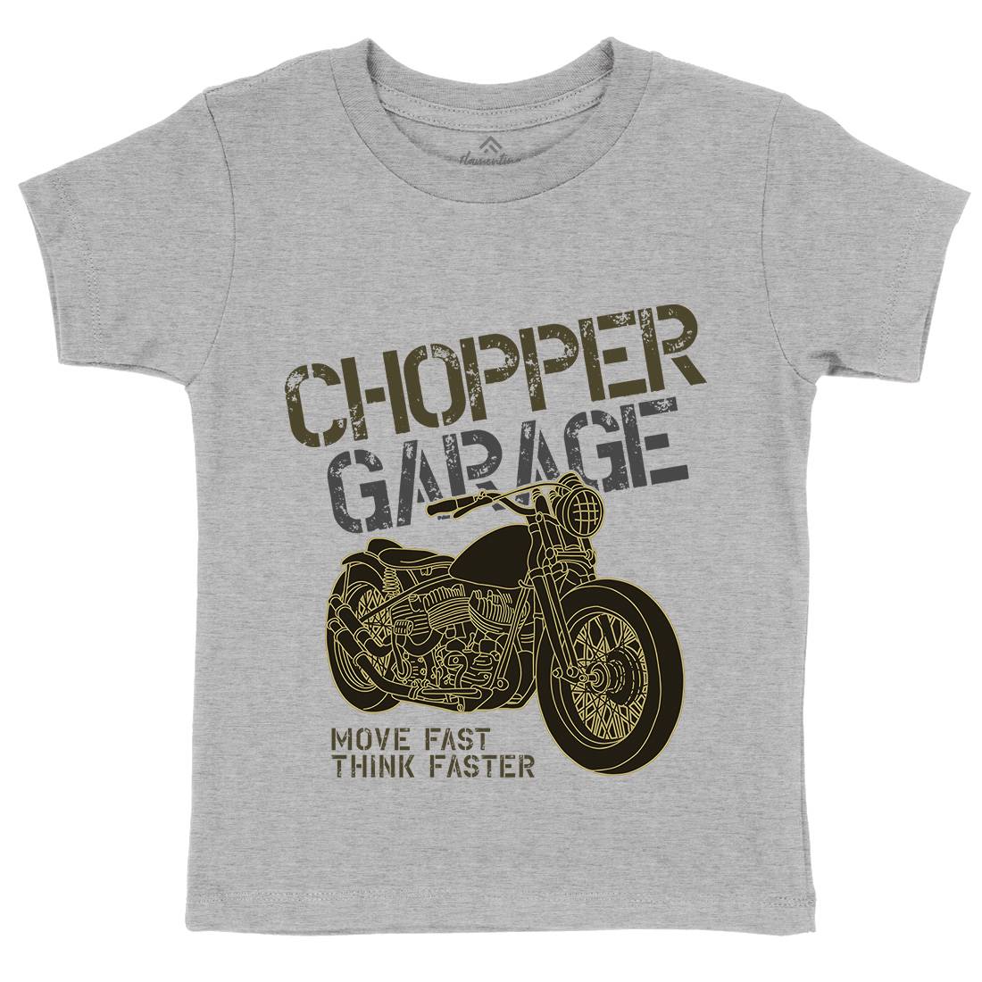 Chopper Kids Organic Crew Neck T-Shirt Motorcycles B320