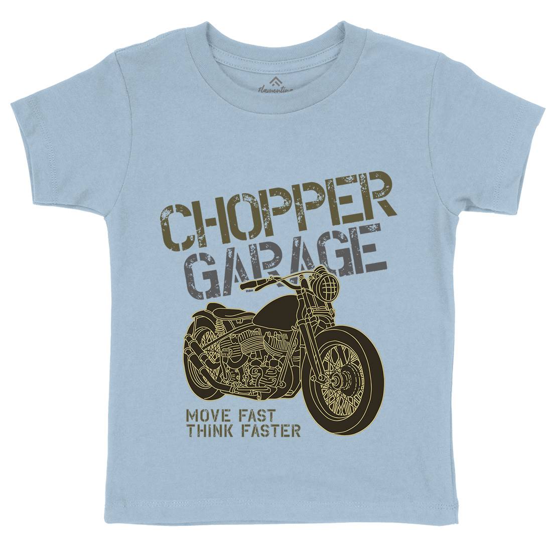 Chopper Kids Crew Neck T-Shirt Motorcycles B320