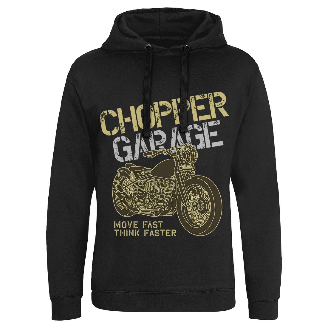 Chopper Mens Hoodie Without Pocket Motorcycles B320