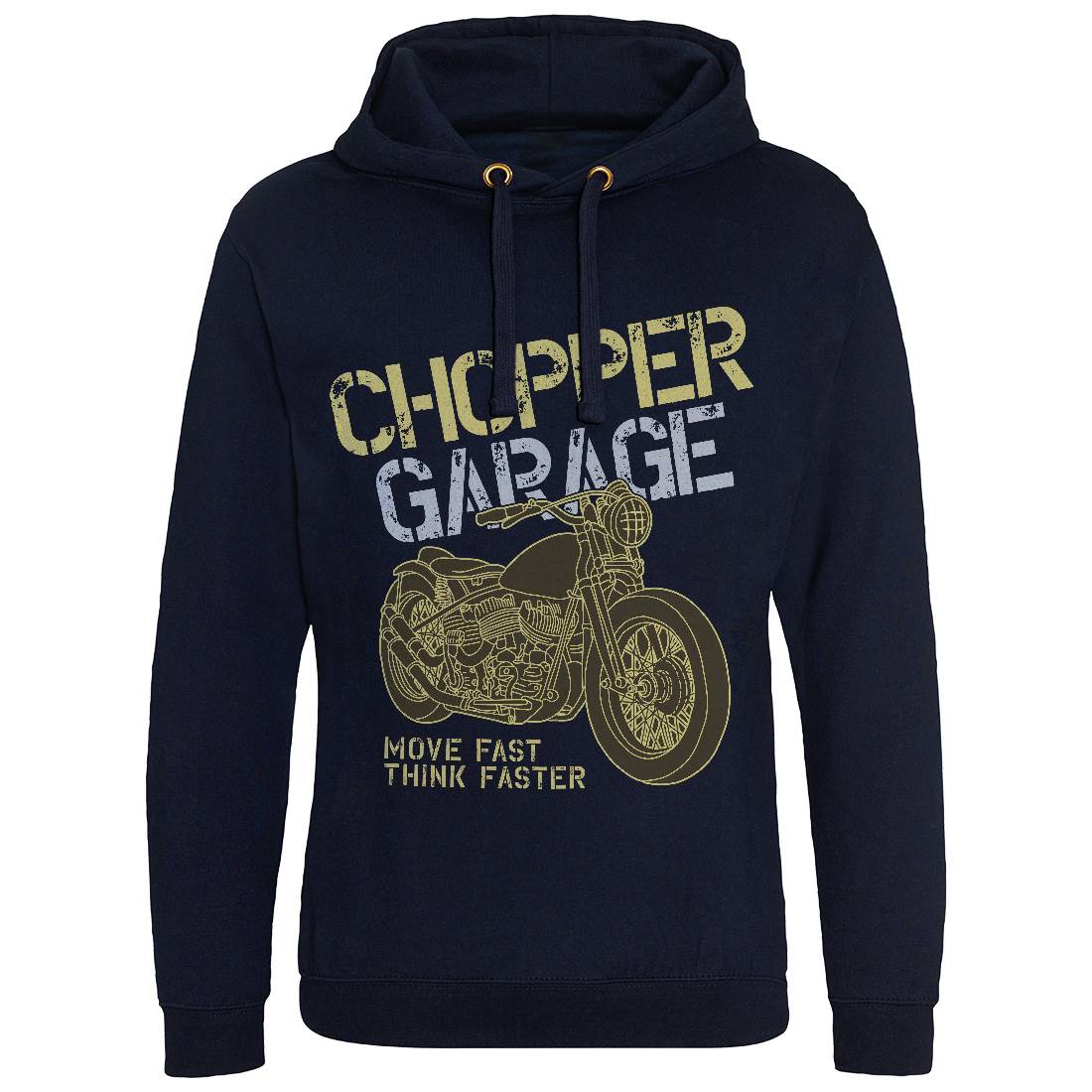 Chopper Mens Hoodie Without Pocket Motorcycles B320