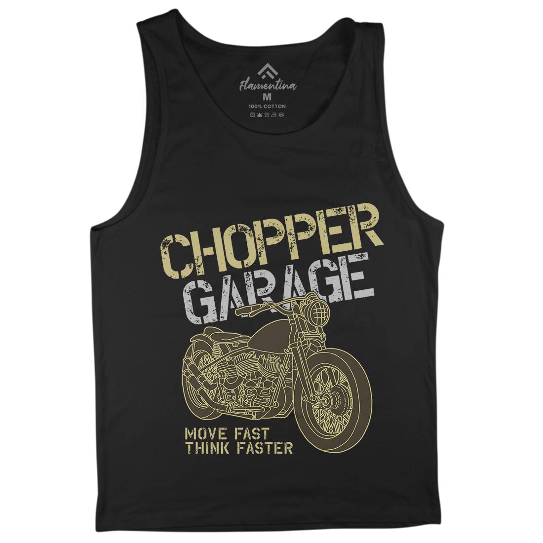 Chopper Mens Tank Top Vest Motorcycles B320