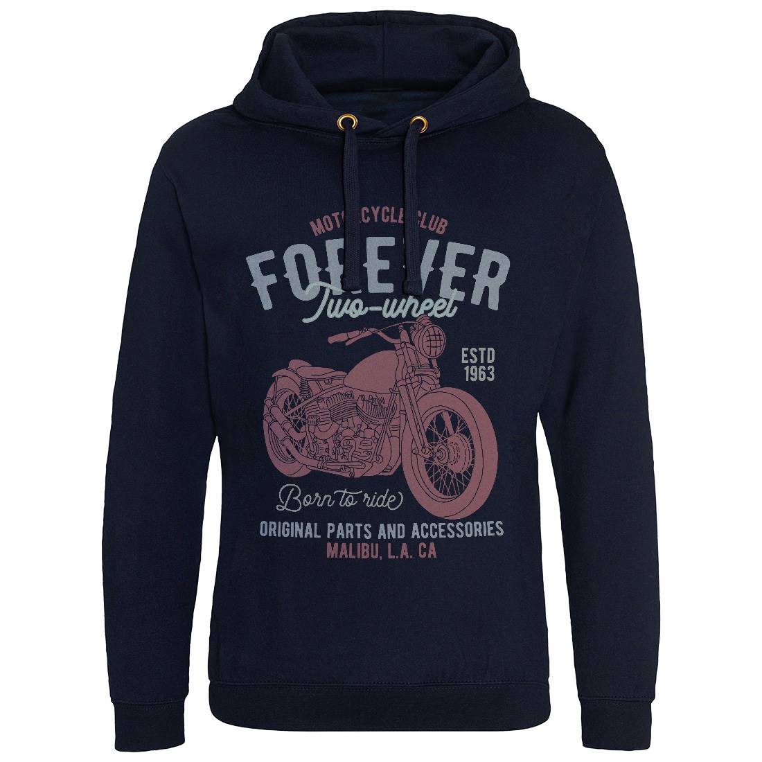 Club Mens Hoodie Without Pocket Motorcycles B321