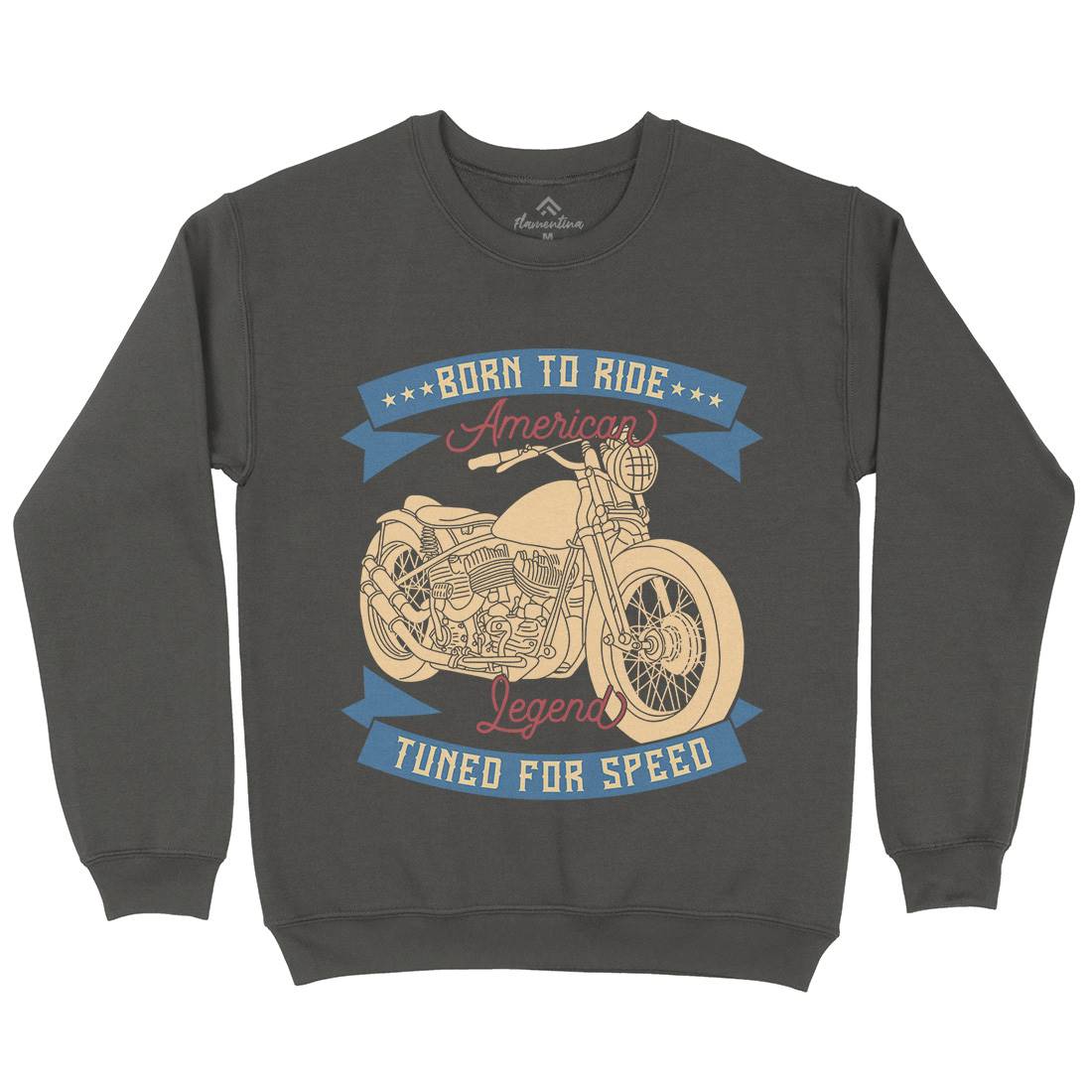 Legend Kids Crew Neck Sweatshirt Motorcycles B322