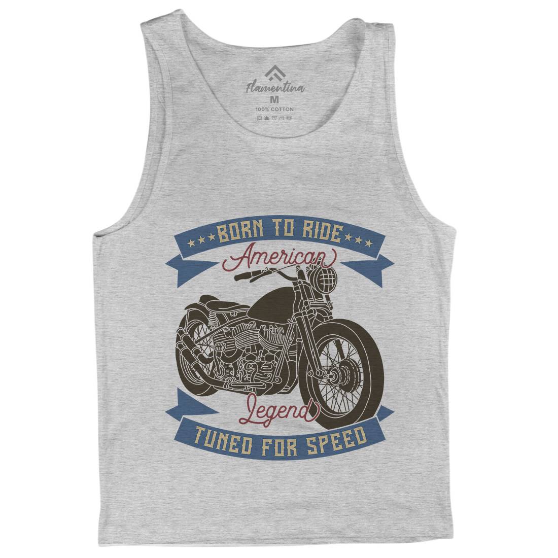 Legend Mens Tank Top Vest Motorcycles B322
