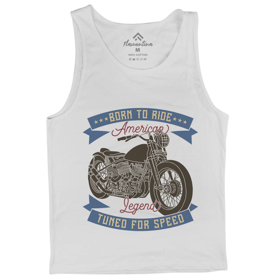 Legend Mens Tank Top Vest Motorcycles B322