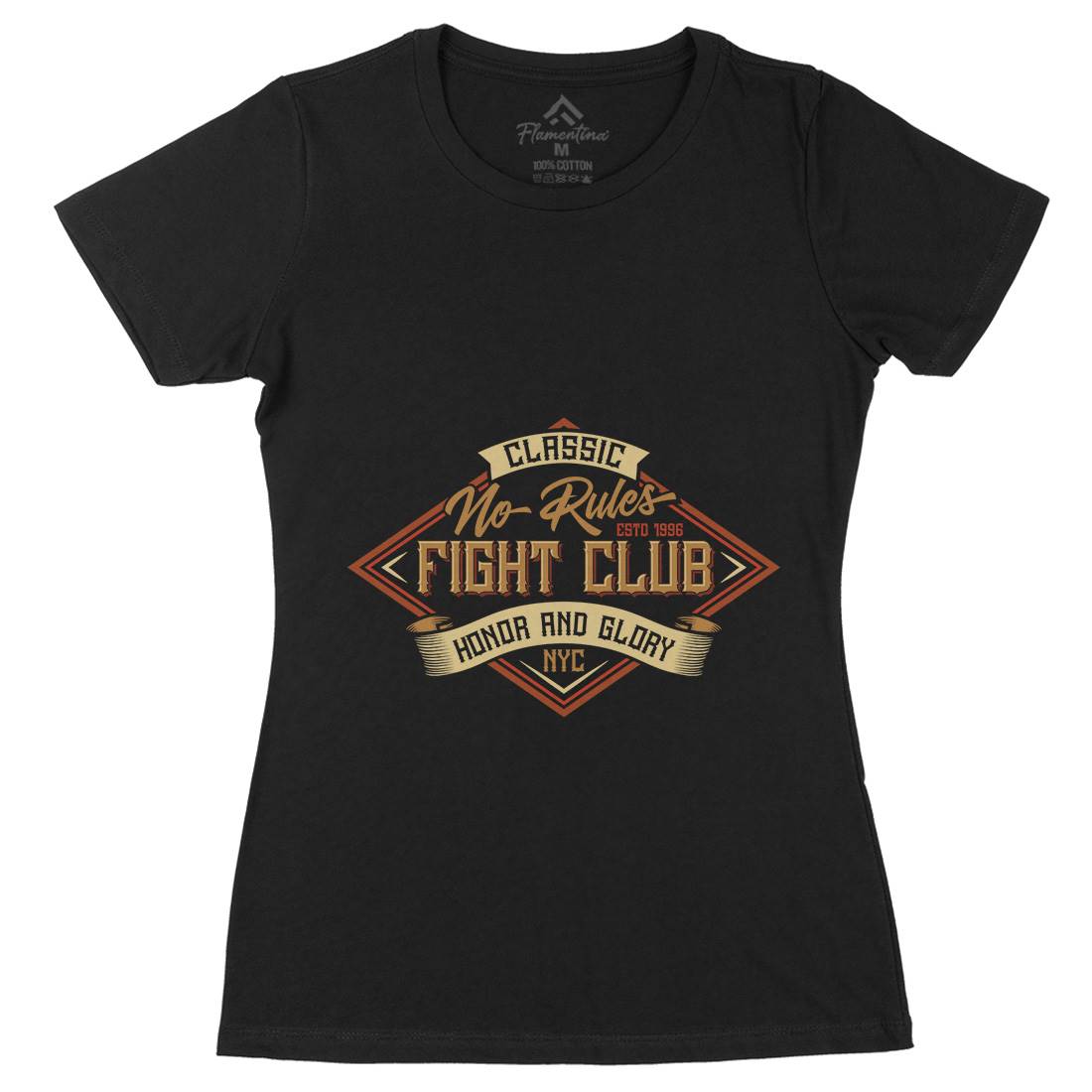 No Rules Womens Organic Crew Neck T-Shirt Sport B323