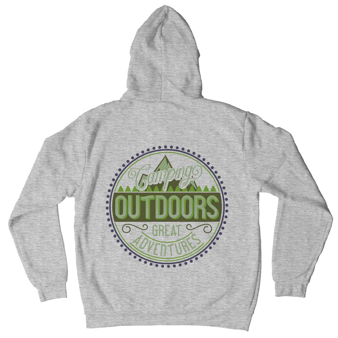 Outdoors Mens Hoodie With Pocket Nature B326