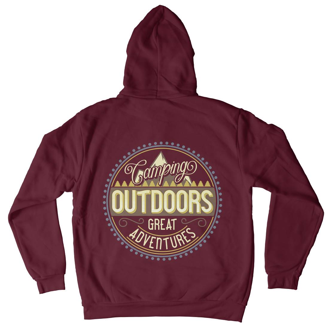 Outdoors Mens Hoodie With Pocket Nature B326