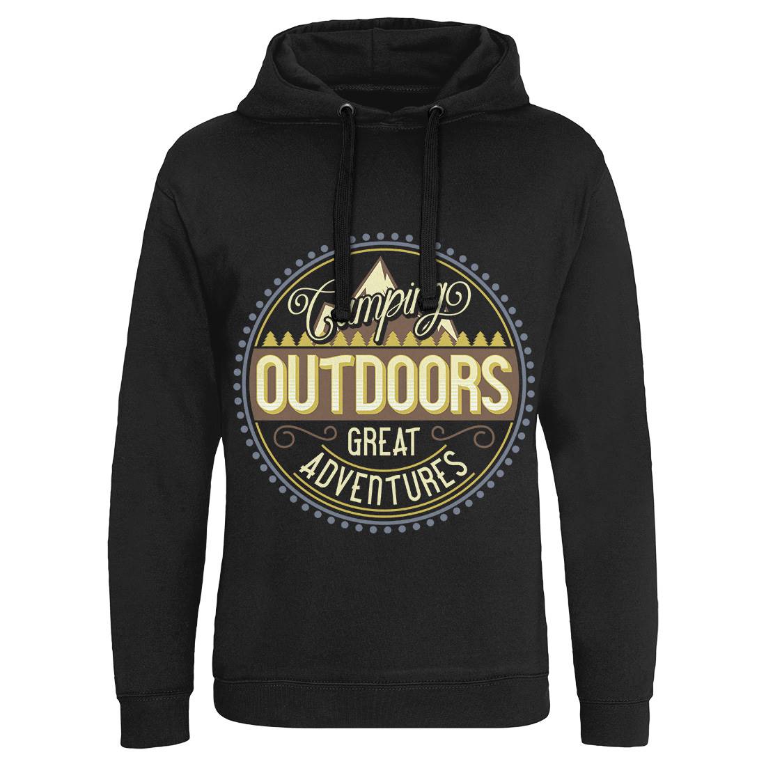 Outdoors Mens Hoodie Without Pocket Nature B326