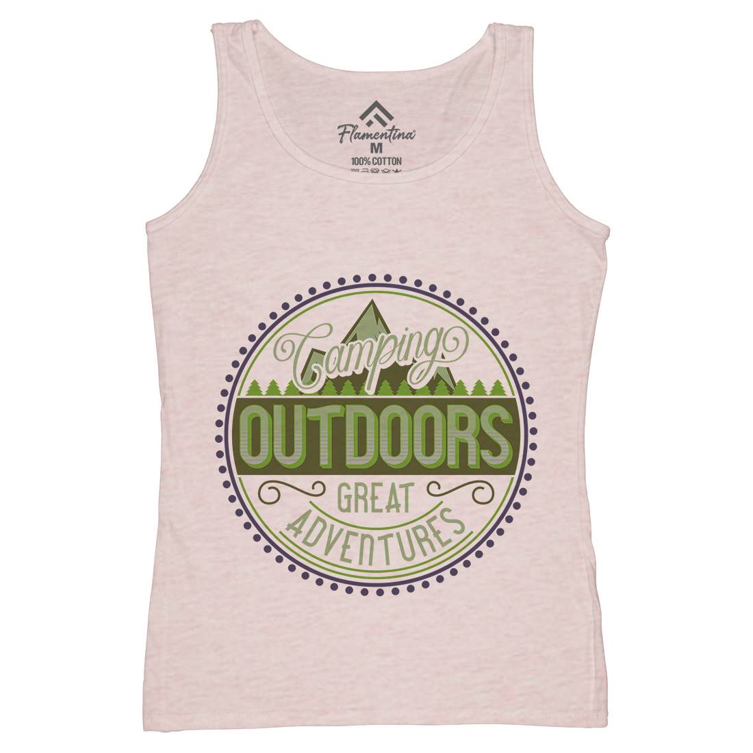 Outdoors Womens Organic Tank Top Vest Nature B326