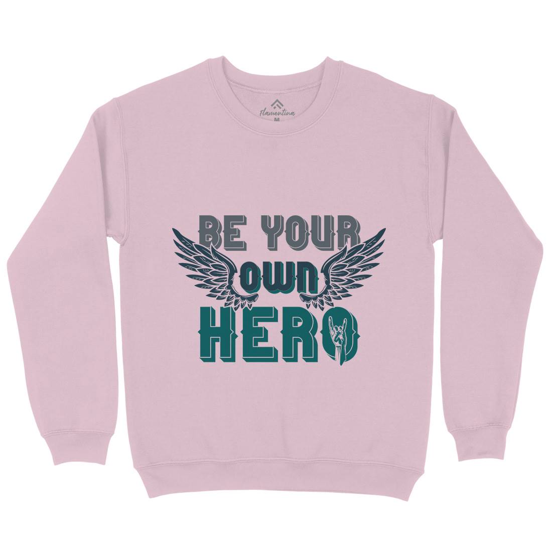 Be Your Own Hero Kids Crew Neck Sweatshirt Retro B327