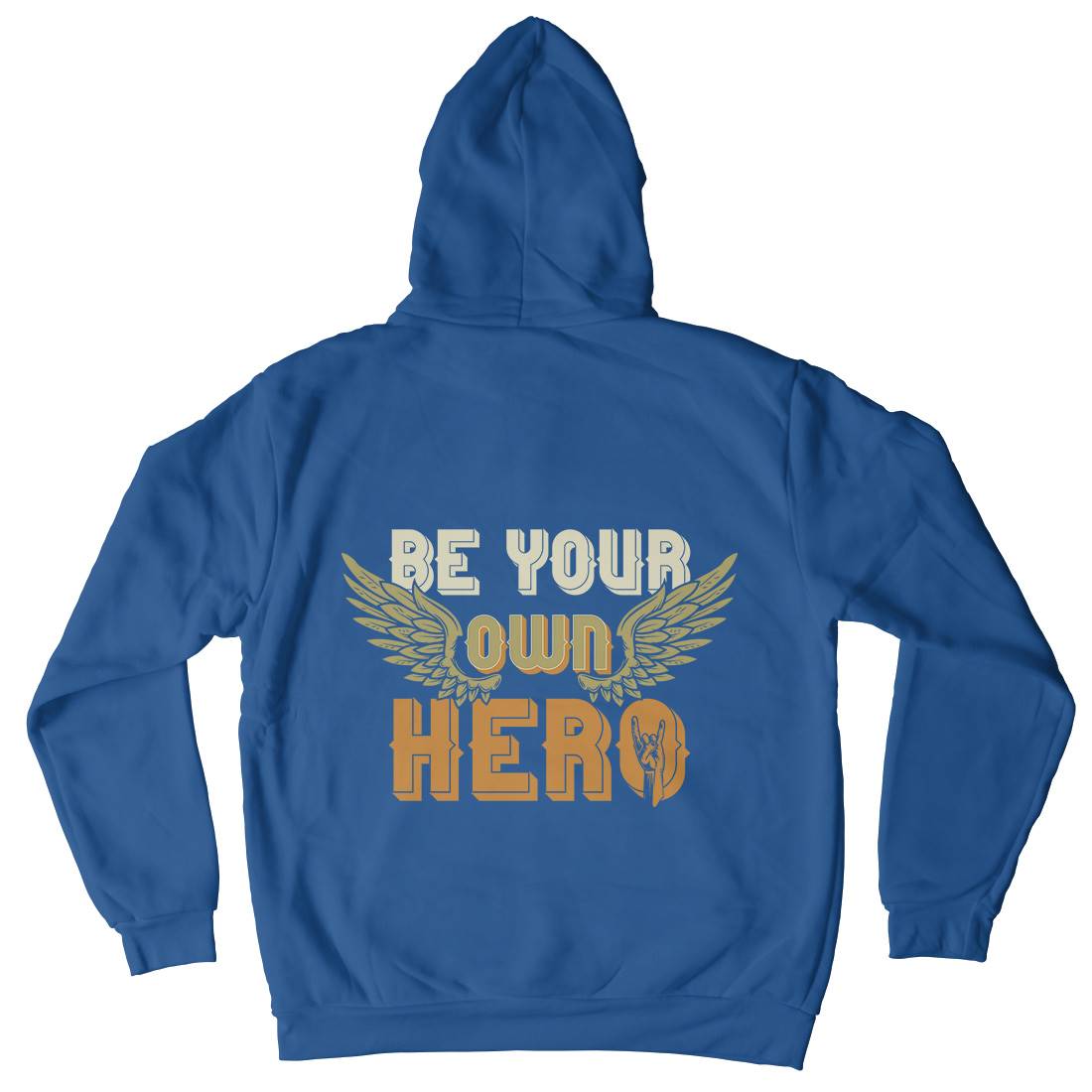 Be Your Own Hero Kids Crew Neck Hoodie Retro B327