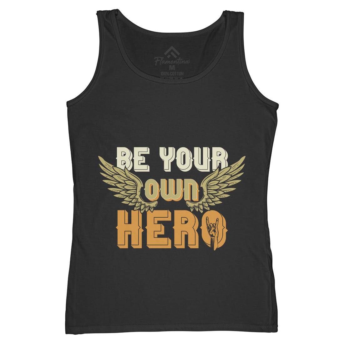 Be Your Own Hero Womens Organic Tank Top Vest Retro B327