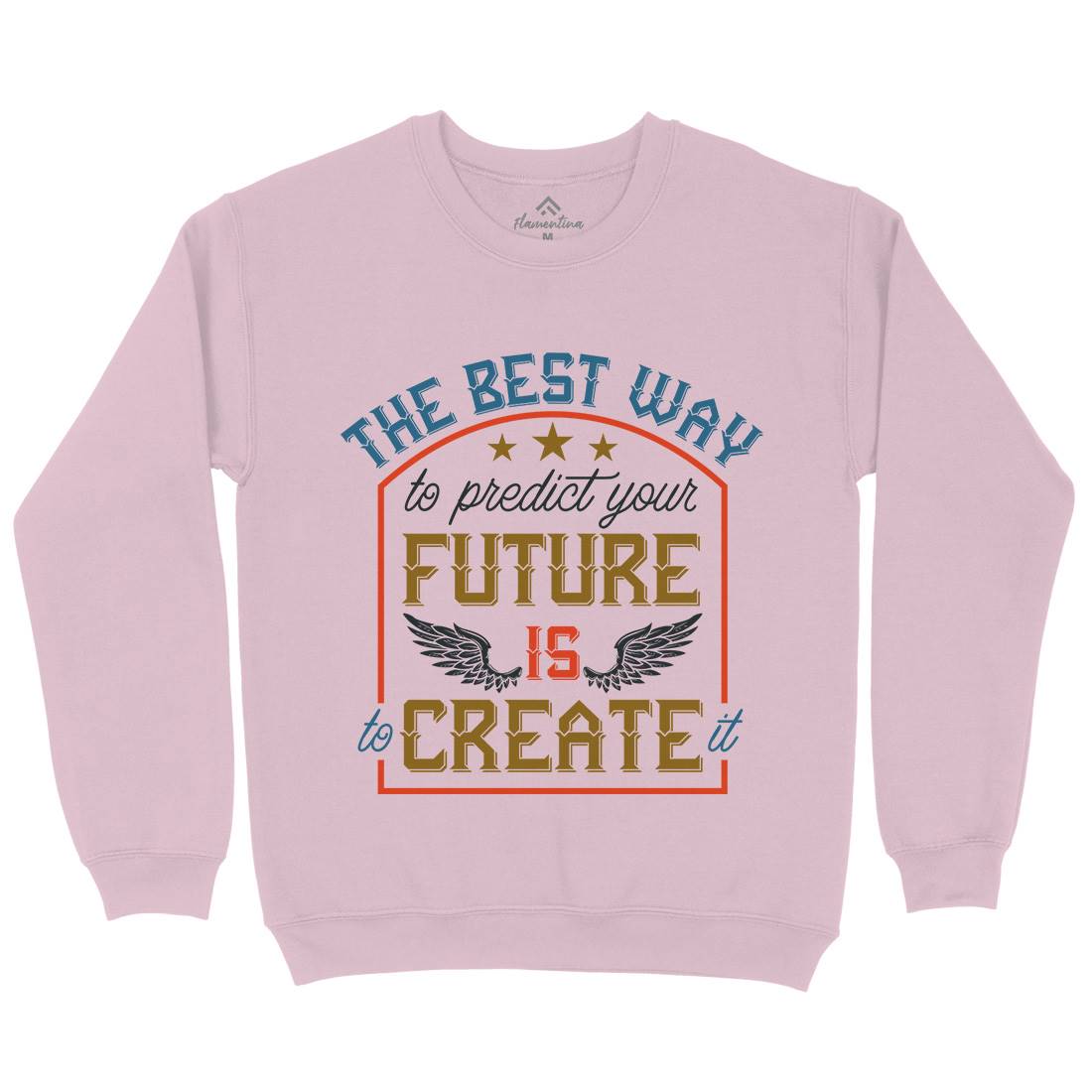 Predict Future Kids Crew Neck Sweatshirt Retro B329