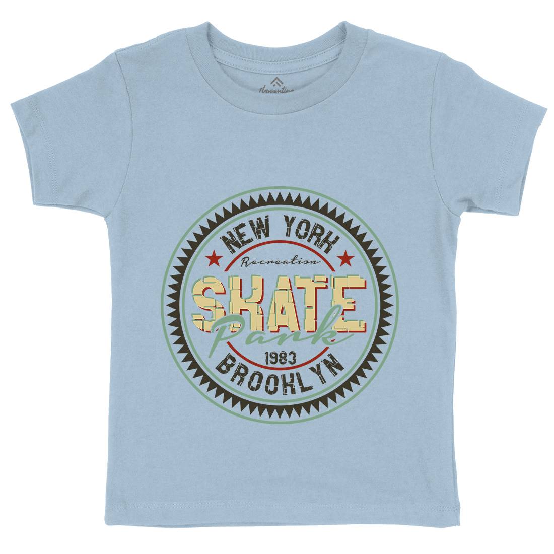 Park Kids Organic Crew Neck T-Shirt Skate B333