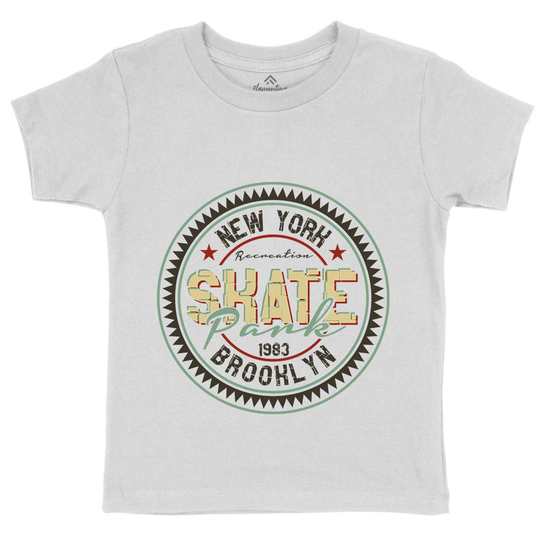 Park Kids Organic Crew Neck T-Shirt Skate B333