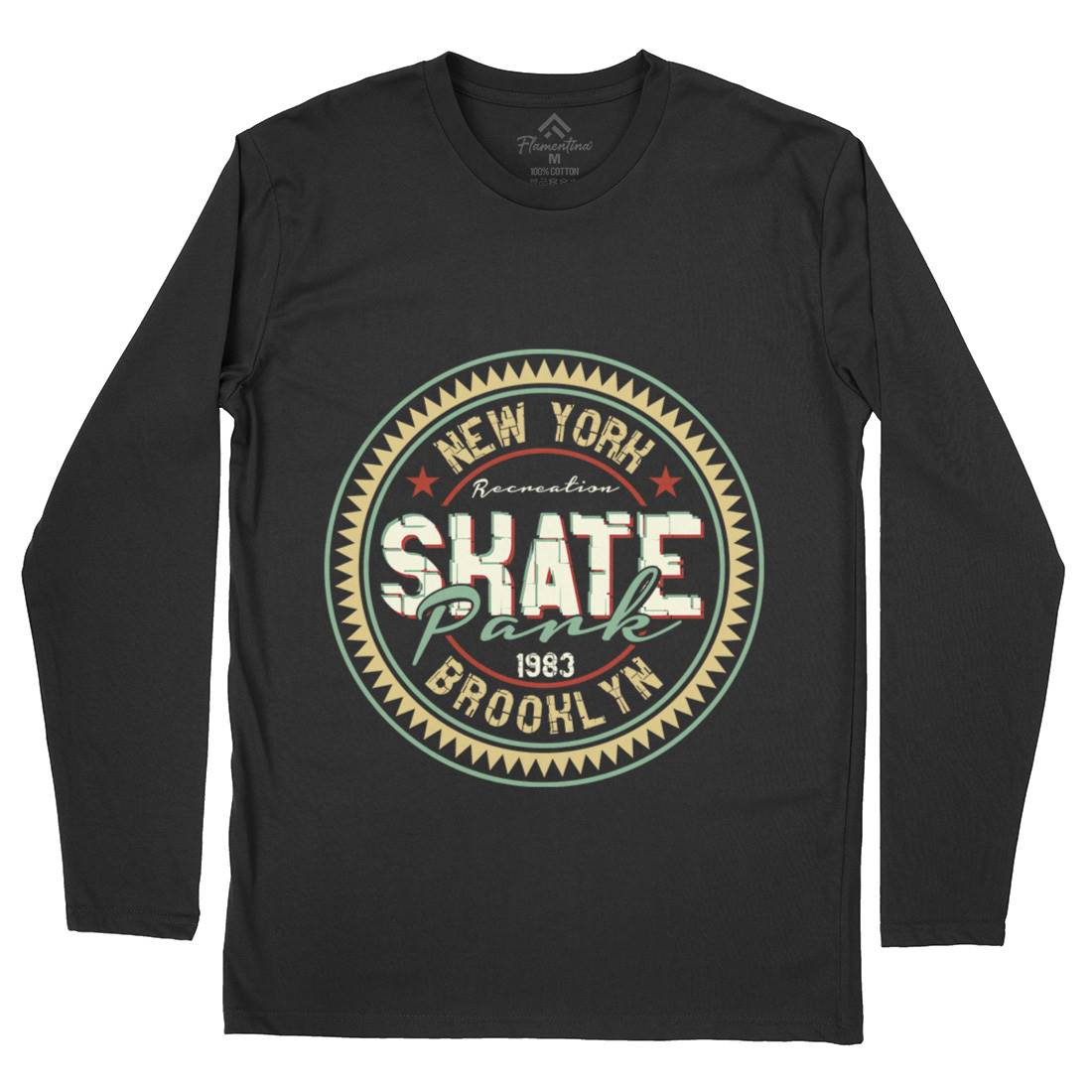 Park Mens Long Sleeve T-Shirt Skate B333