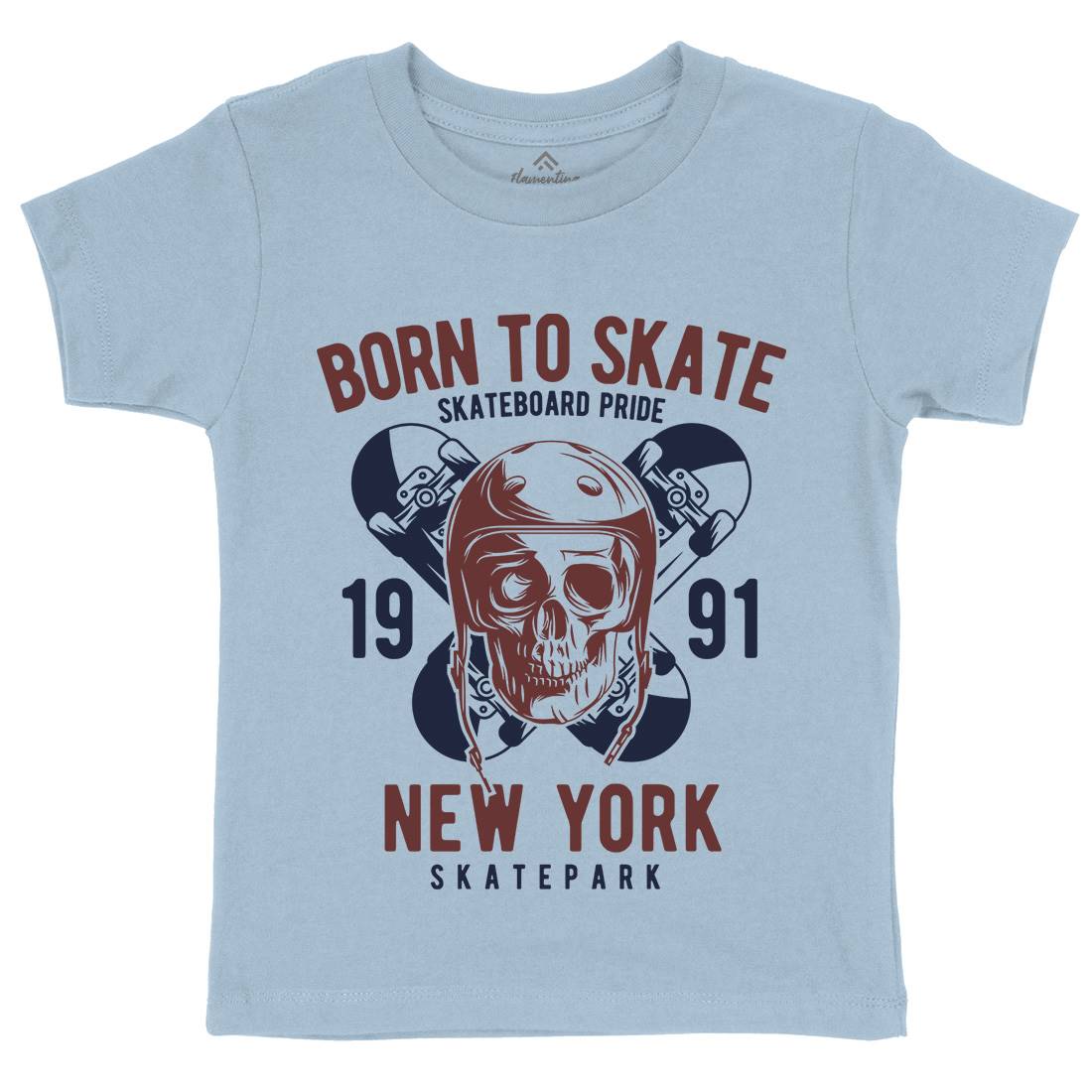 Skater Kids Crew Neck T-Shirt Skate B338
