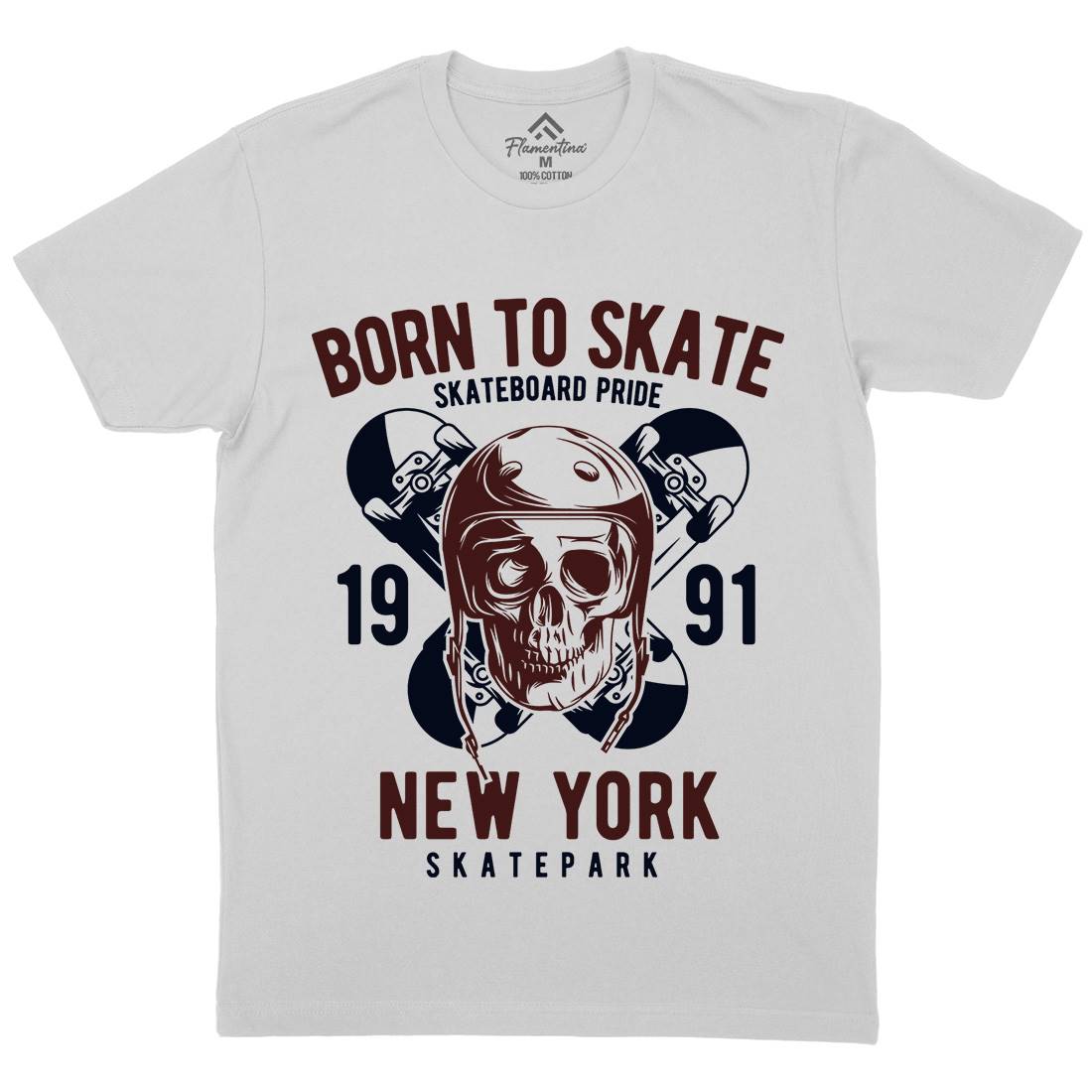 Skater Mens Crew Neck T-Shirt Skate B338