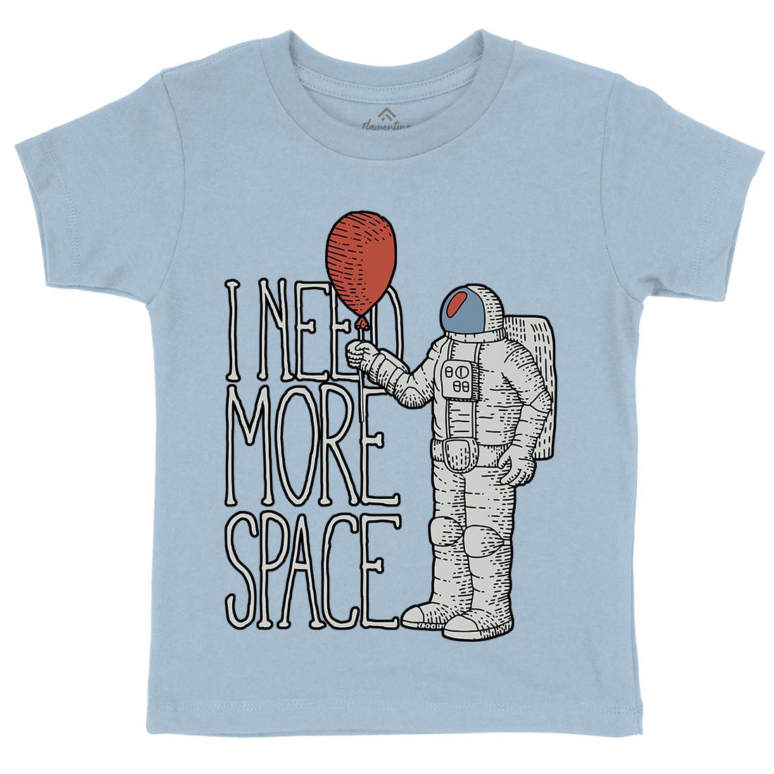 Need More Kids Organic Crew Neck T-Shirt Space B341
