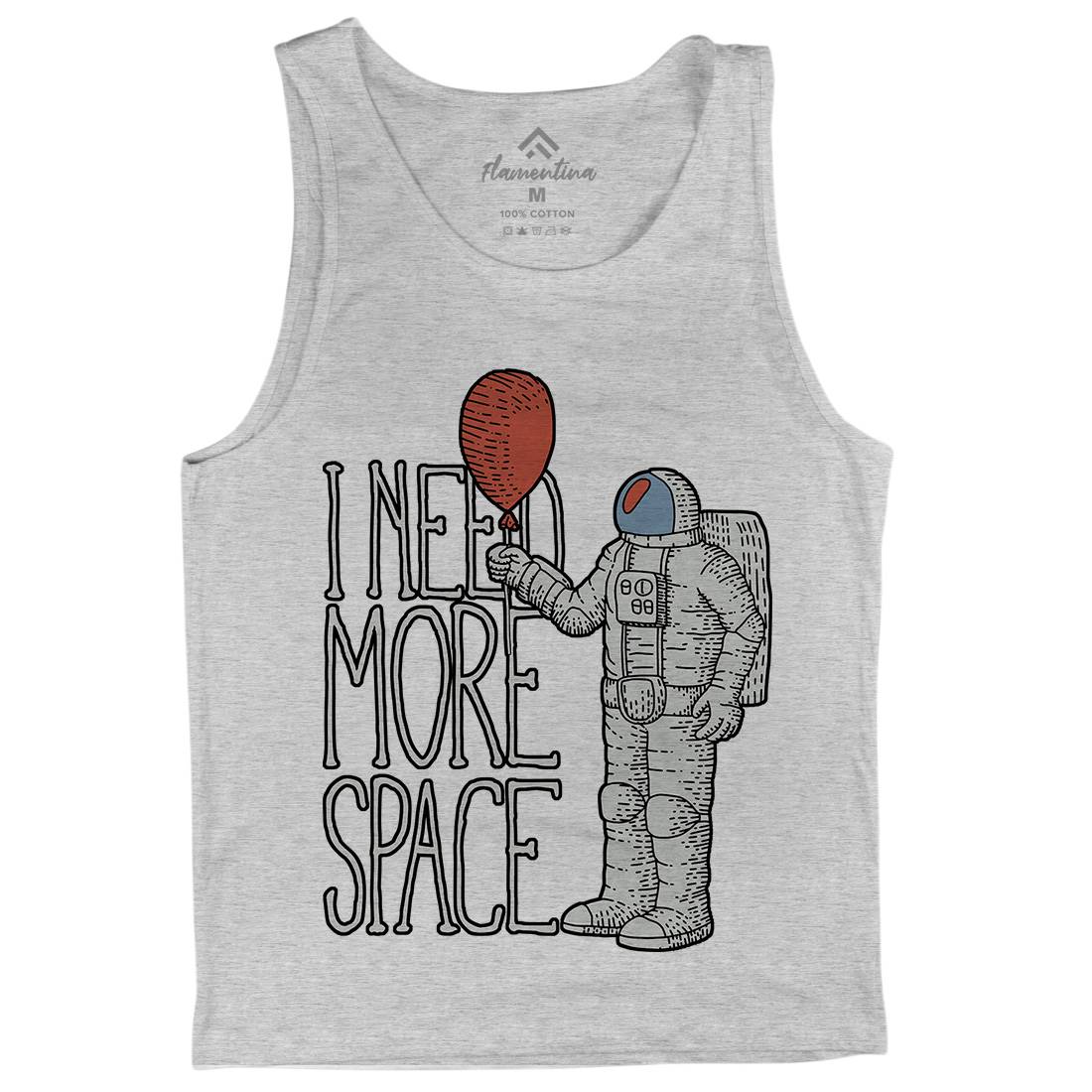 Need More Mens Tank Top Vest Space B341