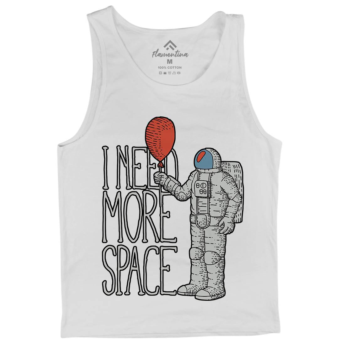 Need More Mens Tank Top Vest Space B341