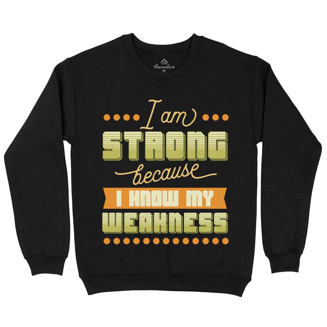 Strong Mens Crew Neck Sweatshirt Gym B344