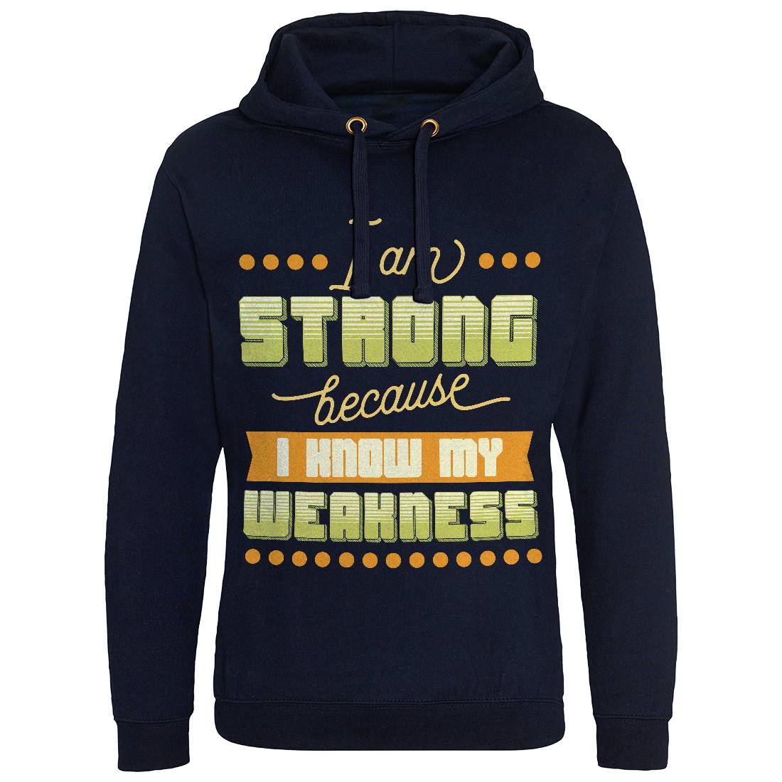 Strong Mens Hoodie Without Pocket Gym B344