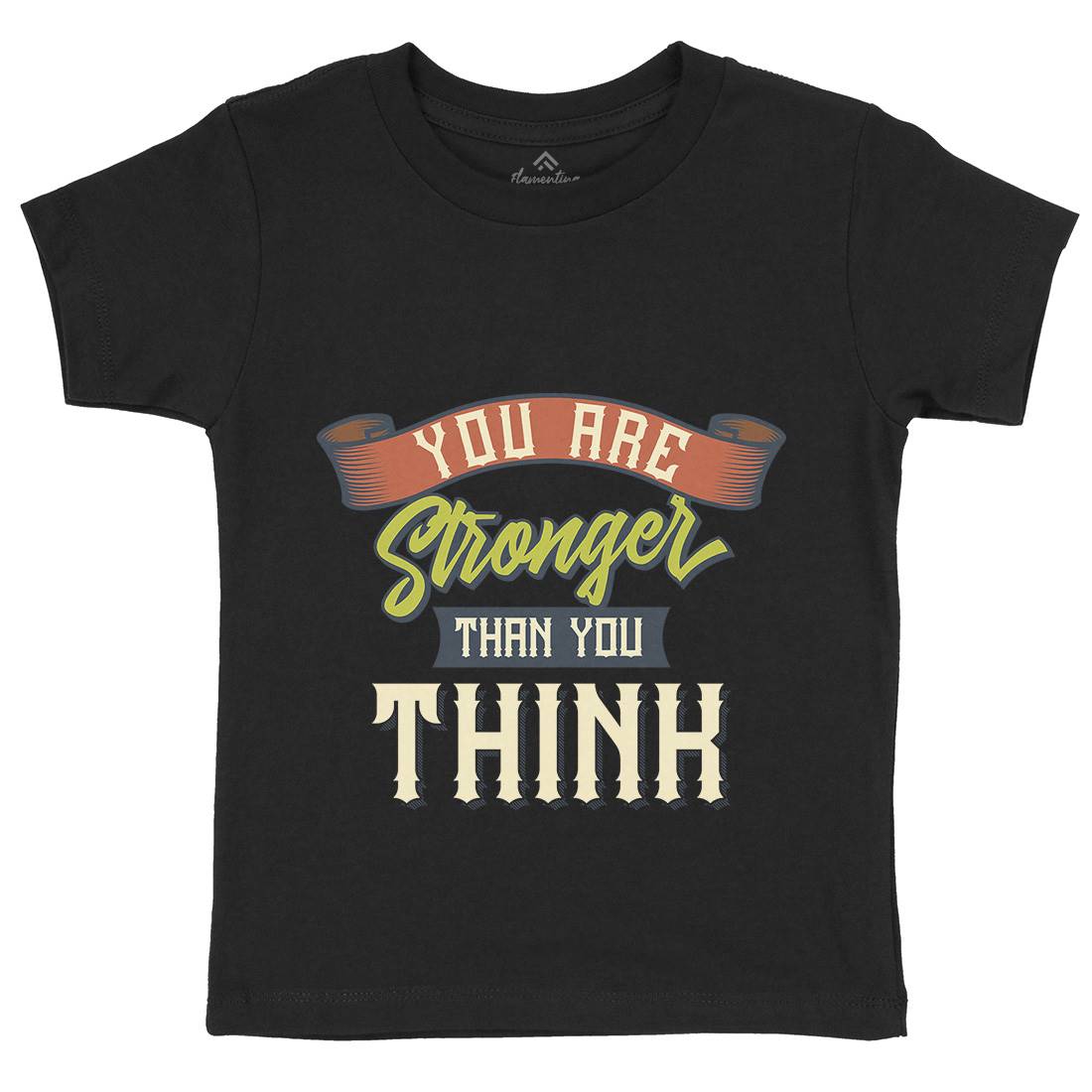 Stronger Kids Organic Crew Neck T-Shirt Gym B345