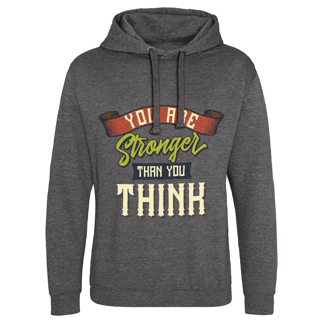 Stronger Mens Hoodie Without Pocket Gym B345