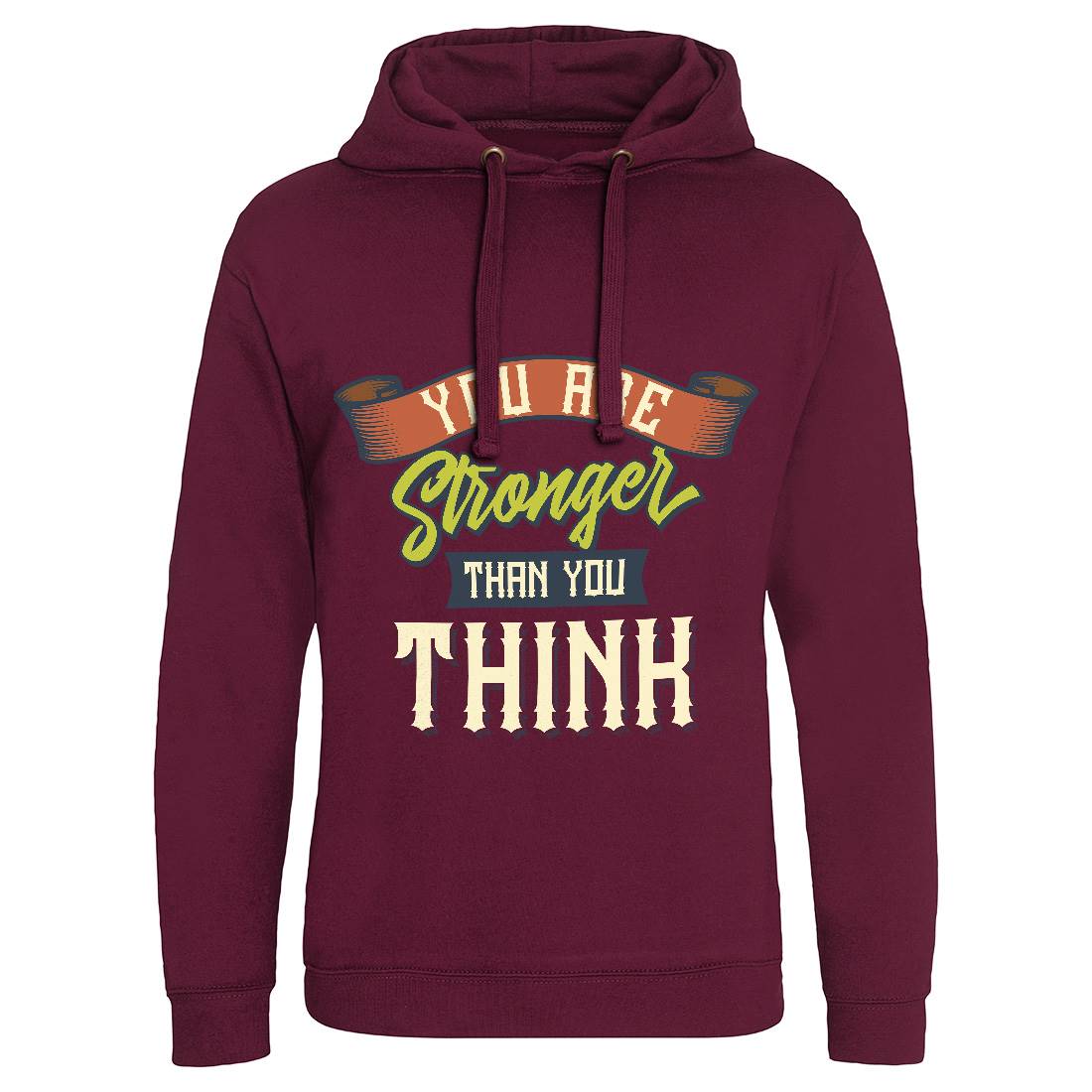 Stronger Mens Hoodie Without Pocket Gym B345