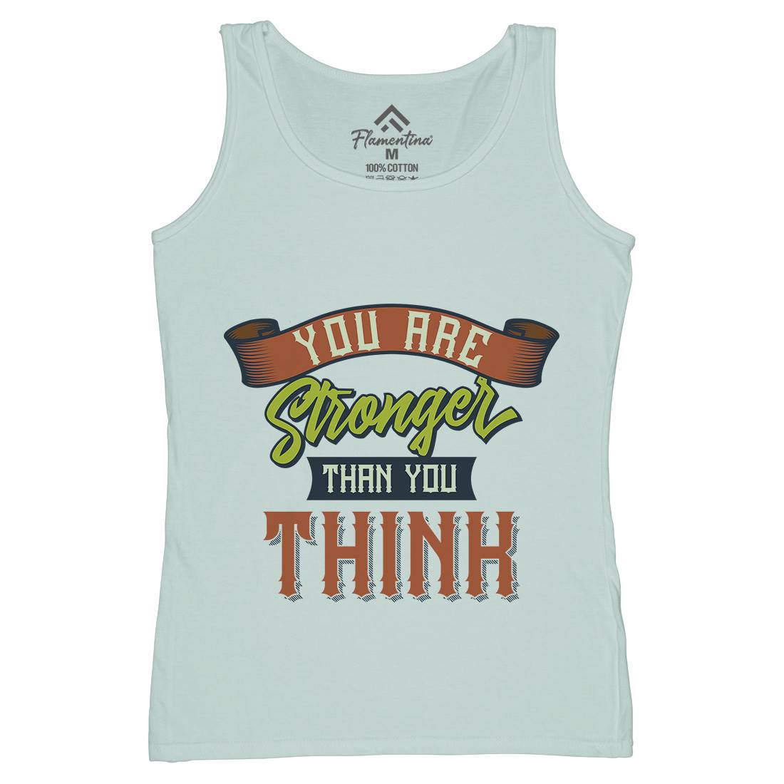 Stronger Womens Organic Tank Top Vest Gym B345