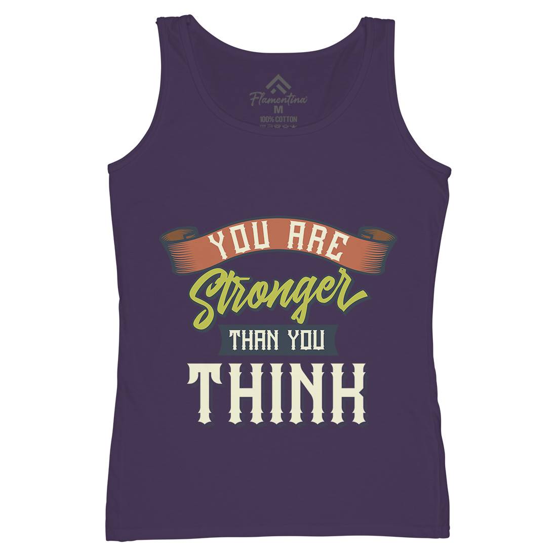 Stronger Womens Organic Tank Top Vest Gym B345