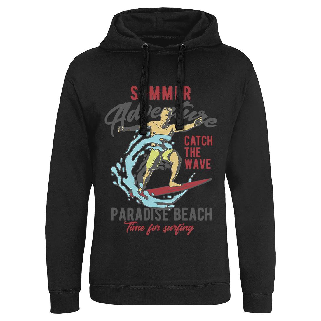 Summer Surfing Mens Hoodie Without Pocket Surf B354