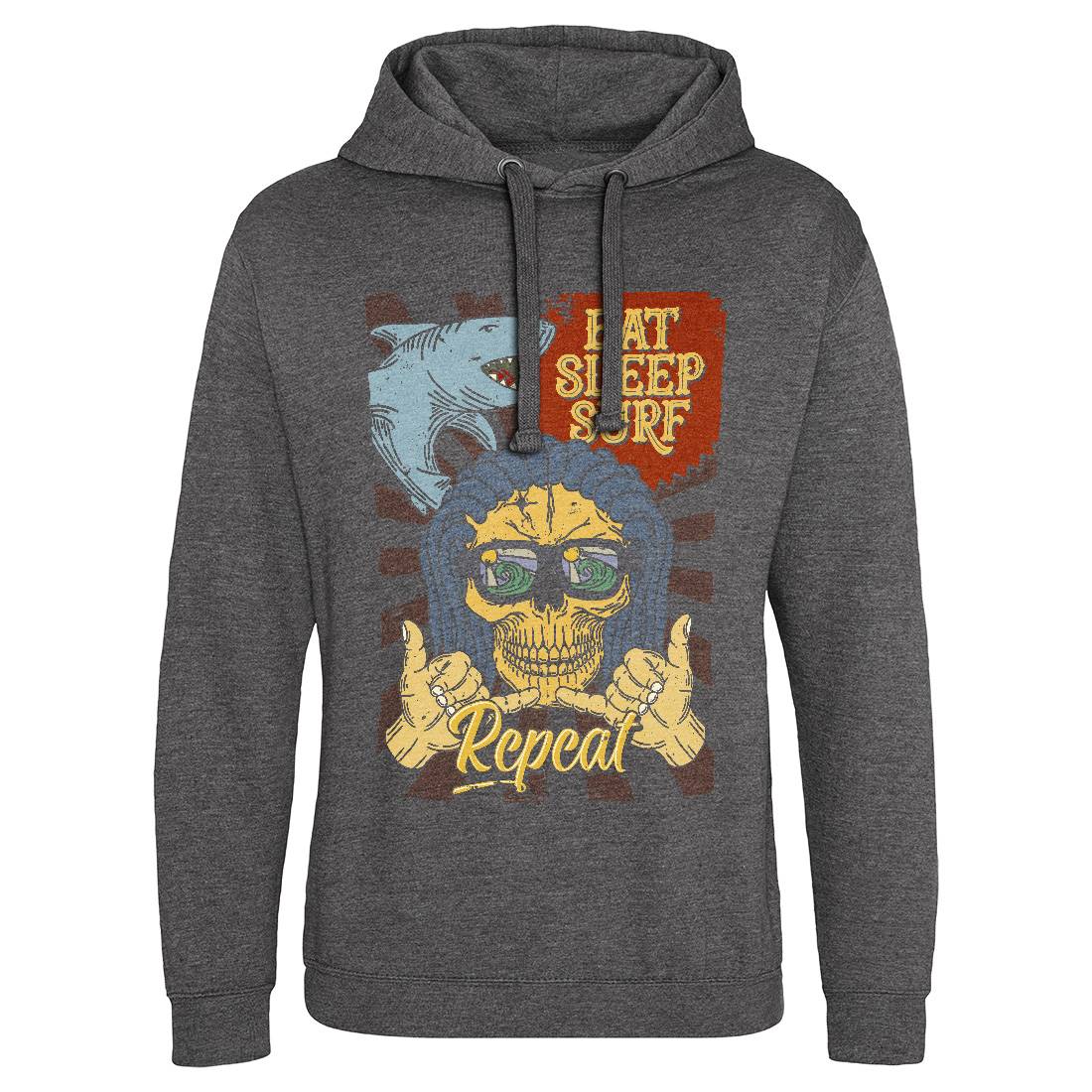Eat Sleep Surfing Mens Hoodie Without Pocket Surf B356