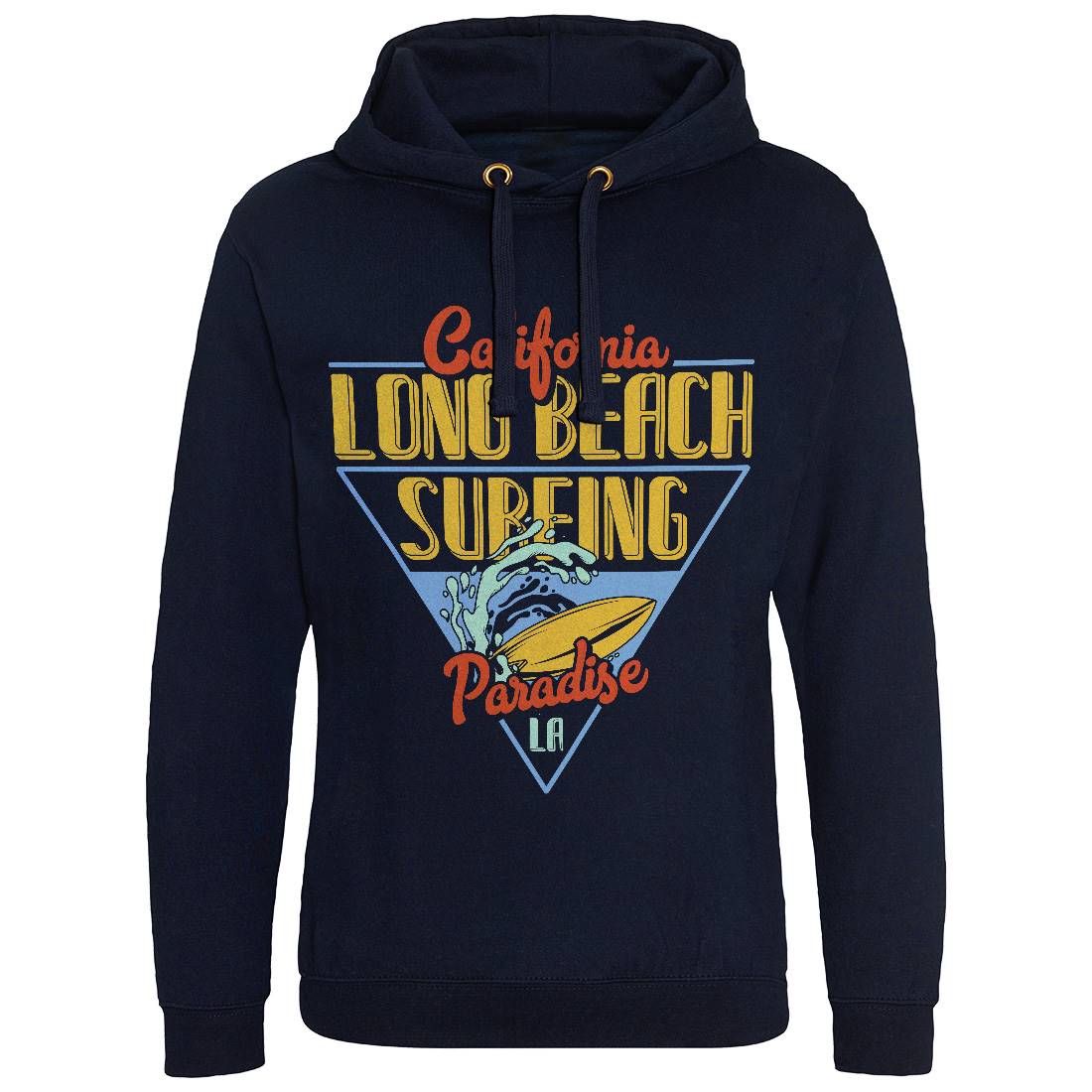 Long Beach Surfing Mens Hoodie Without Pocket Surf B359