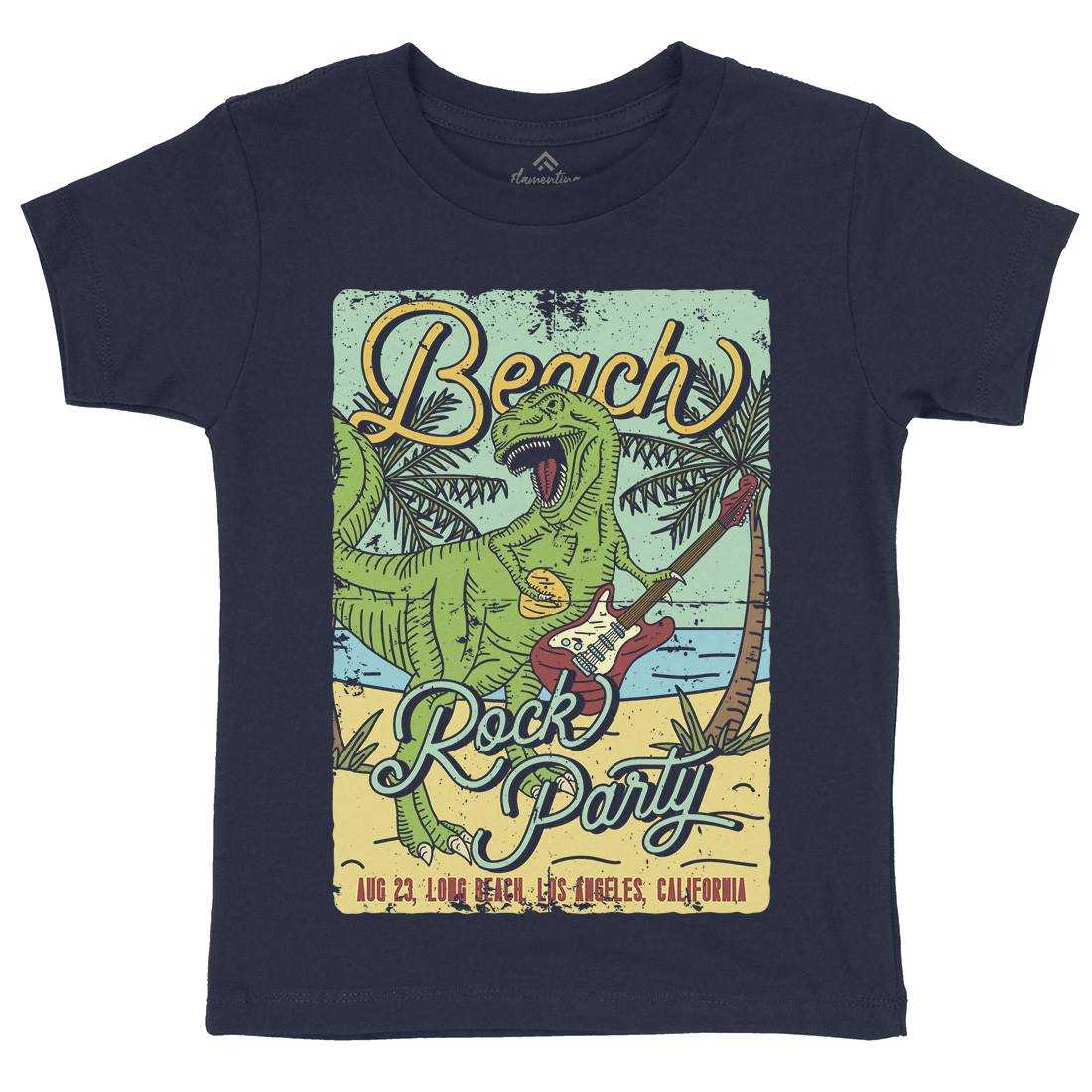 Beach Party Kids Crew Neck T-Shirt Music B360