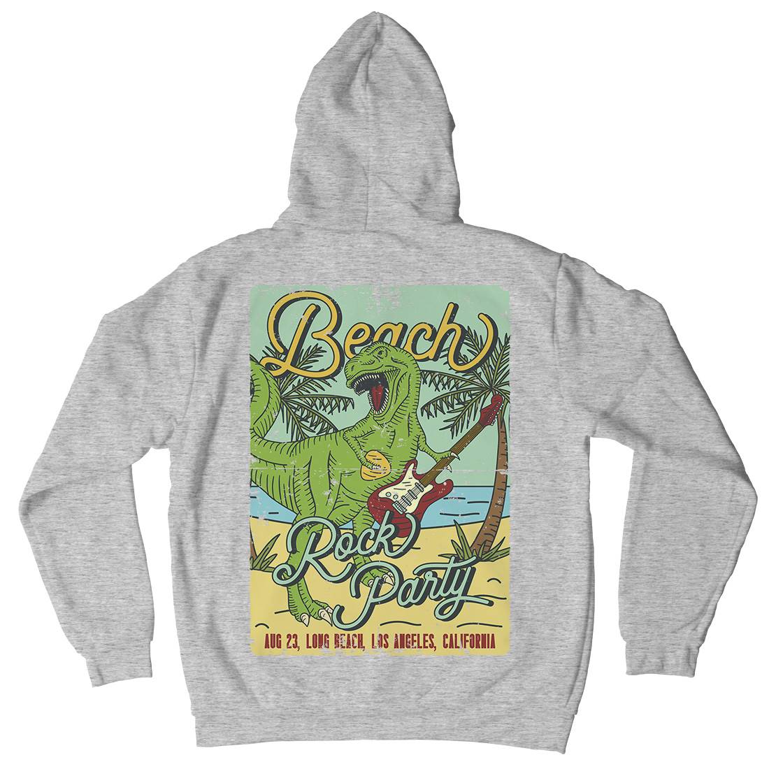 Beach Party Mens Hoodie With Pocket Music B360