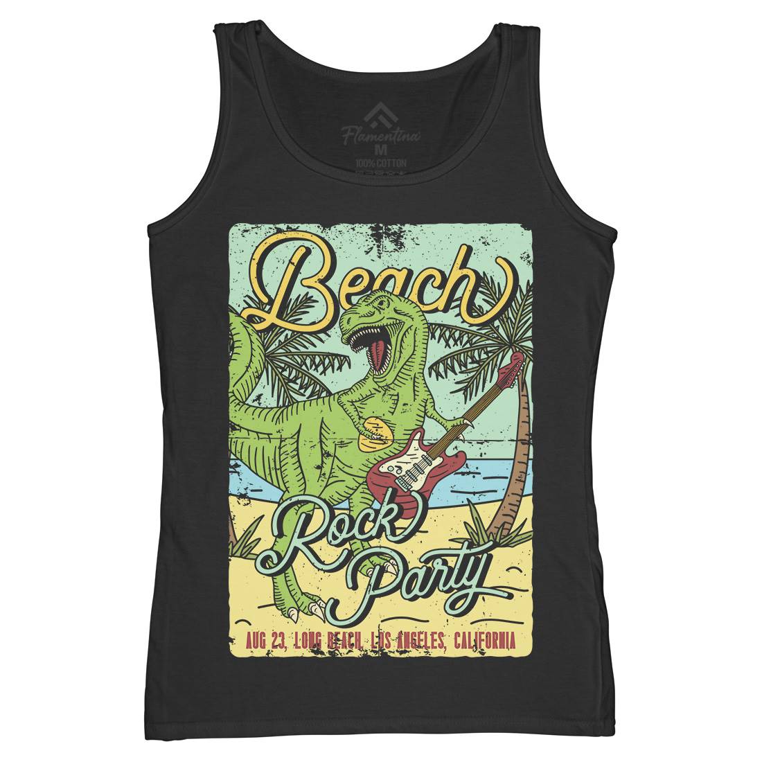 Beach Party Womens Organic Tank Top Vest Music B360