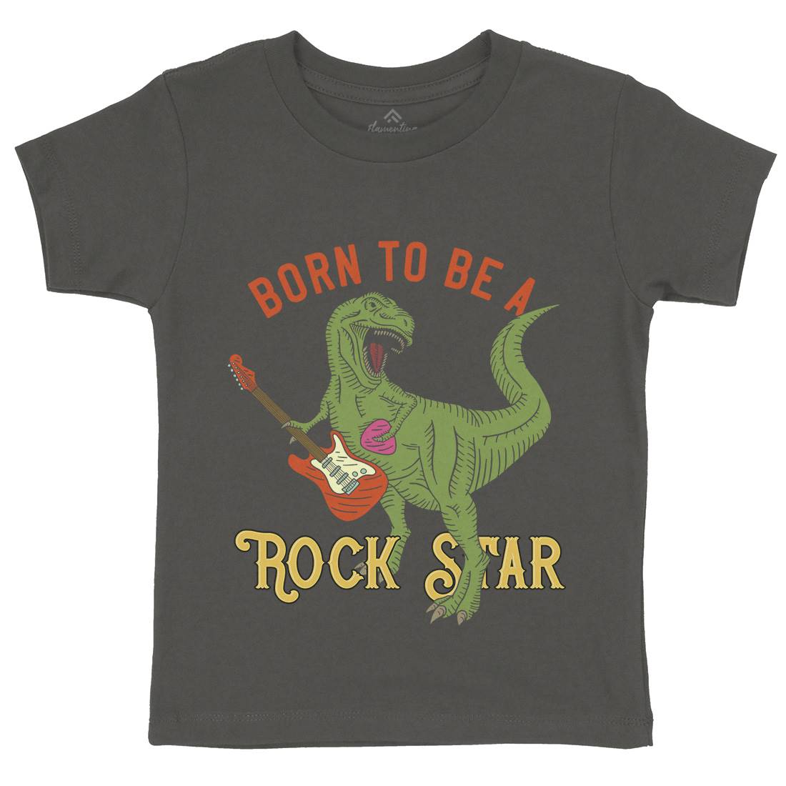 Rock Star Kids Crew Neck T-Shirt Music B362