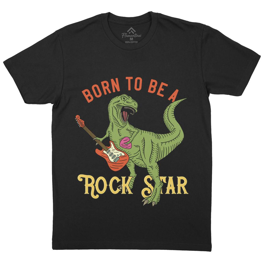Rock Star Mens Crew Neck T-Shirt Music B362