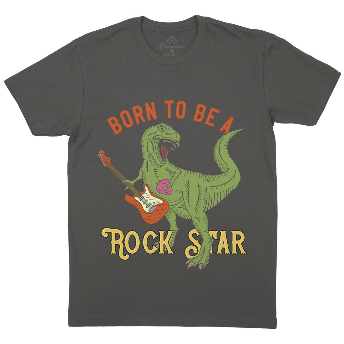 Rock Star Mens Crew Neck T-Shirt Music B362