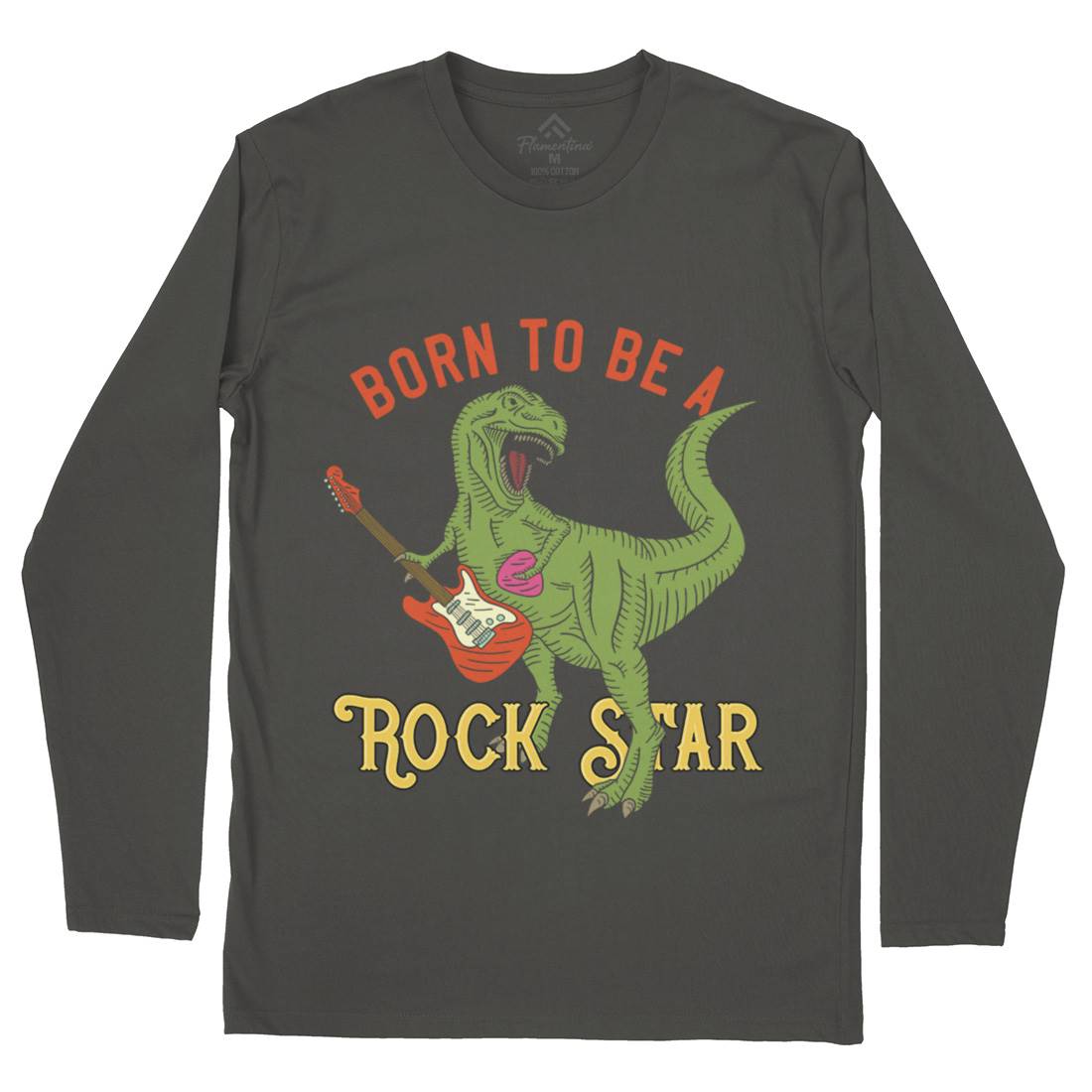 Rock Star Mens Long Sleeve T-Shirt Music B362