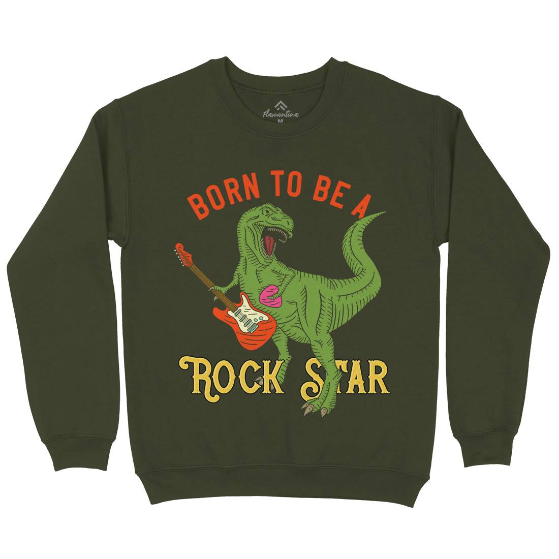 Rock Star Mens Crew Neck Sweatshirt Music B362