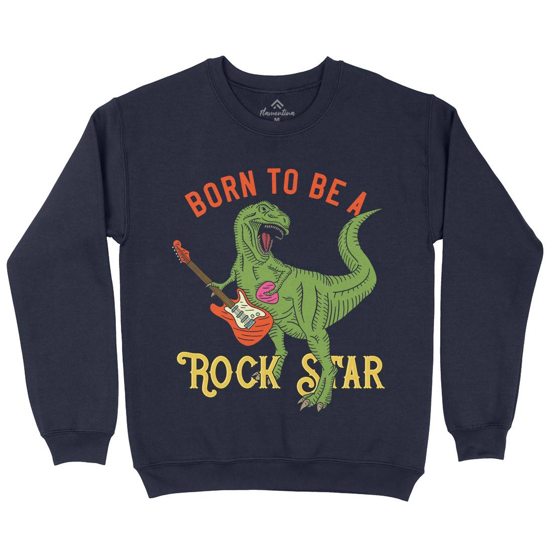 Rock Star Mens Crew Neck Sweatshirt Music B362