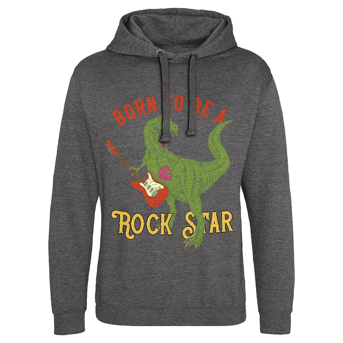 Rock Star Mens Hoodie Without Pocket Music B362